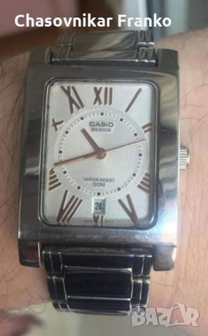 Уникален Casio дизайнерски елегантен стилен и марков часовник, снимка 9 - Мъжки - 32349181