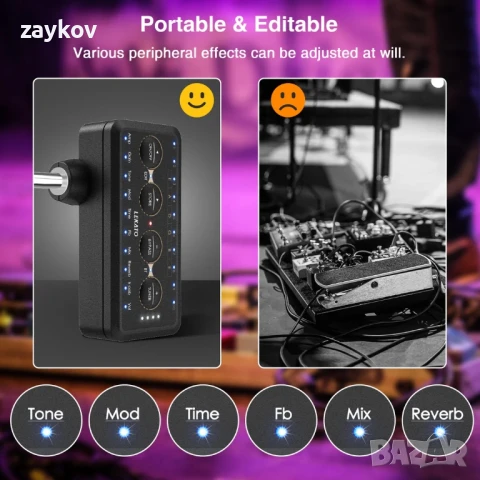 LEKATO PA-1 Усилвател за слушалки за китара