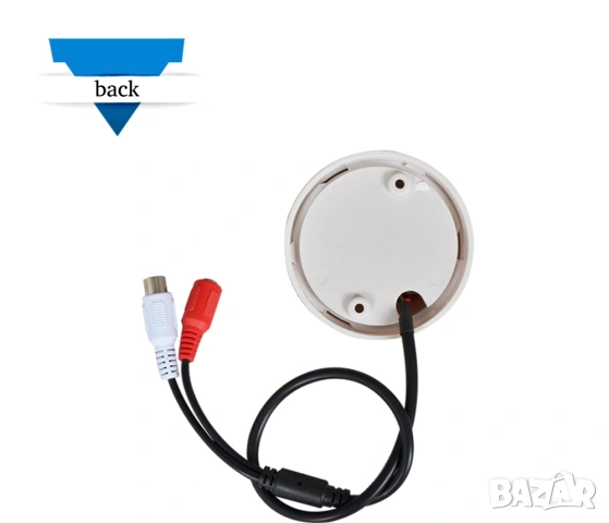 360° Цифров Микрофон за Видеонаблюдение с Висока Чувствителност Голям Обхват до 150 Квадратни Метра, снимка 6 - Други - 53120366