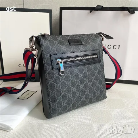 Уникална чанта Gucci Supreme Napa Leather Handmade Мъжка , снимка 1