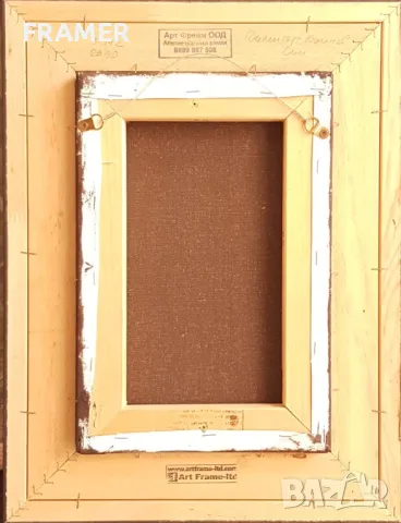 Димитър Войнов син Музата Авторска техника с маслени бои, снимка 7 - Картини - 47733848