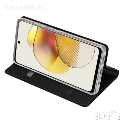 Motorola Moto G73 5G DUX DUCIS Кожен Калъф и Протектор, снимка 5 - Калъфи, кейсове - 49003757