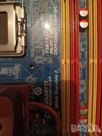Gigabyte GA+P35-DQ6 pc motherboard s. 775/дънна платка, снимка 4 - Дънни платки - 52339642