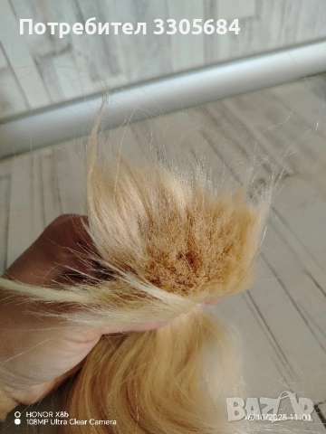 естествена сурова коса 65см.100гр, снимка 4 - Аксесоари за коса - 52316981