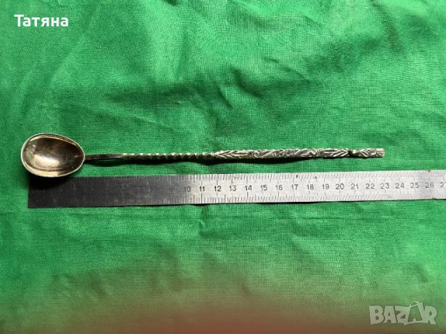 Дълга лъжица за коктейл , бъркалка