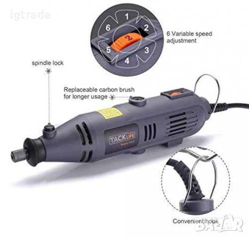 Мултифункционален инструмен 135W - 60 аксесоара - 6 степени, снимка 4 - Други инструменти - 38185121