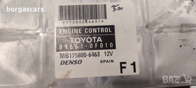 Компютър двигател 89661-0F010 Toyota Corolla Verso 04-09г 2.2 D4D - 120лв, снимка 2 - Части - 49314566