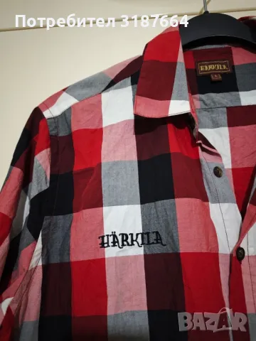 Harkila мъжка риза L, снимка 3 - Ризи - 50393820