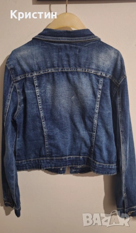 Дамско/момичешко дънково яке, снимка 2 - Якета - 53025078