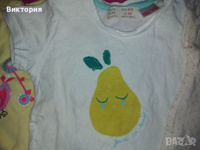 Блузки, тениски, клинче за бебе 62- 68 размер, снимка 4 - Бебешки блузки - 40168201