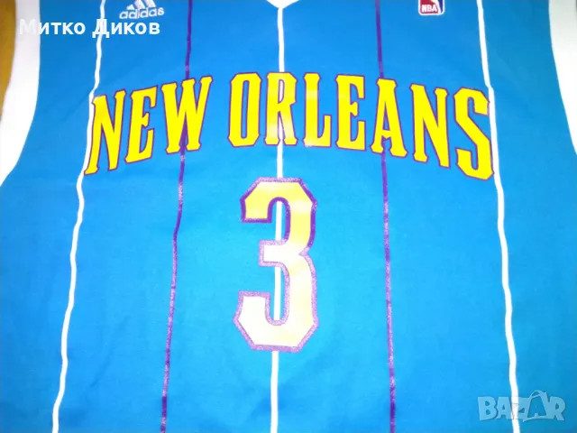 New Orleans #3 Chris Paul баскетболна тениска маркова на Адидас размер М отлична, снимка 4 - Футбол - 49963381