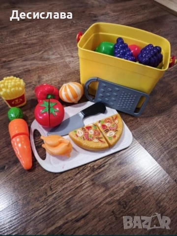 Детска дървена кухня, снимка 8 - Играчки за стая - 53185629