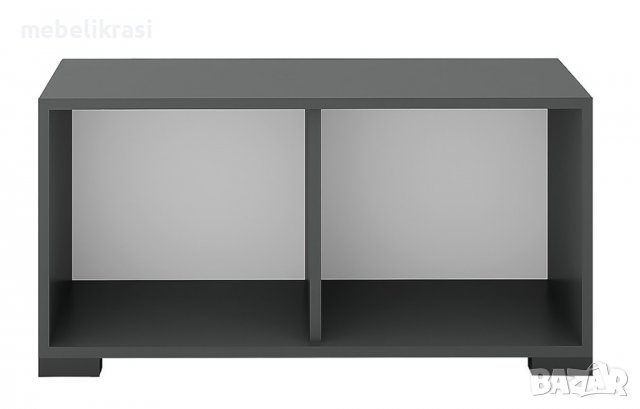 Модулно портманто Денвър Конфигурация 1 - гардероб, огледало, шкафчета, Дъб вотан / Антрацит, снимка 7 - Портманта - 39789223