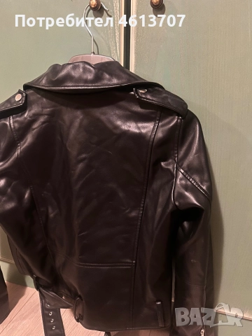 Zara дамско кожено яке , снимка 3 - Якета - 51946611