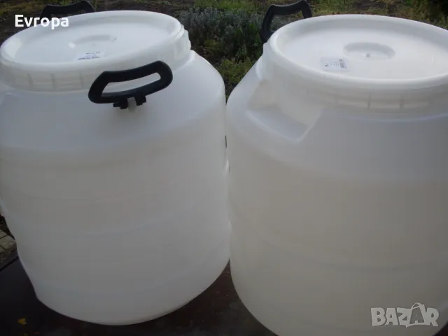 Пластмасови бидони за хранителни продукти- 80л., снимка 8 - Бидони, бурета и бъчви - 49778706