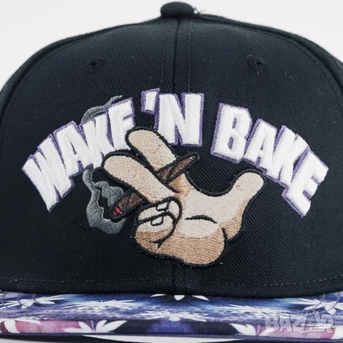 Шапка Cayler & Sons snapback Wake 'n Bake черна / tie dye / mc (CAY-CC- Колекция, снимка 13 - Шапки - 48962344