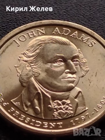Възпоменателна монета 1 долар JOHN ADAMS 2 президент на САЩ (1797-1801) за КОЛЕКЦИЯ 38089, снимка 4 - Нумизматика и бонистика - 40766021