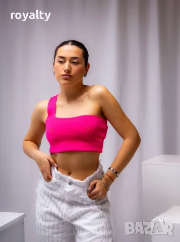 Розов дамски топ , снимка 4 - Корсети, бюстиета, топове - 49703047