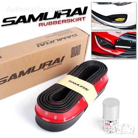 Спойлер Lip Carub за брони и прагове  универсален 5.5см черен, снимка 2 - Аксесоари и консумативи - 28020877