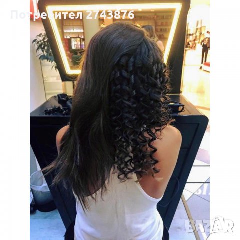 НАЙ-ТЪНКАТА КЕРАМИЧНА МАША ЗА НЕВЕРОЯТНИ СИТНИ КЪДРИЦИ В КОСАТА 9.5 ММ ELEKOM EK-3011, снимка 4 - Маши за коса - 33568396