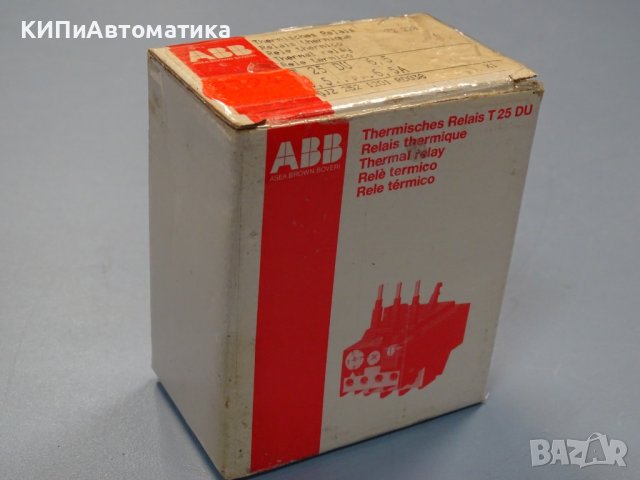 термично реле ABB T25 DU 6.5A thermal relay, снимка 8 - Резервни части за машини - 37506765