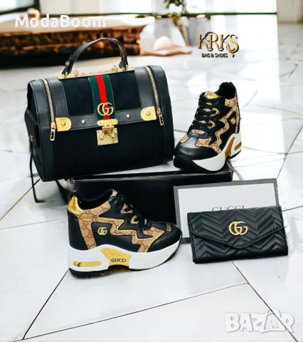 💥Gucci уникални луксозни дамски комплекти💥, снимка 6 - Маратонки - 43643734