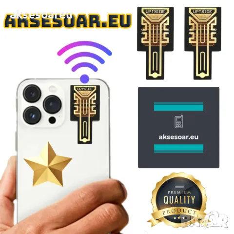 Антена Усилвател на сигнала за Мобилен телефон мини стикери за подобряване на обхвата на GSM , снимка 2 - Резервни части за телефони - 48141810