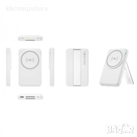 Wireless /безжично/ зарядно 5в1 Forever MACS-100 /Черен/ Баркод : 456521, снимка 4 - Оригинални зарядни - 52172303