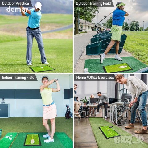 JIMITOP Golf Swing Mat 30х43 см уширена дъска за люлеене на дъска за тренировки по голф на закрито, снимка 4 - Голф - 44071737