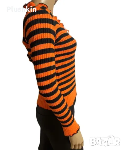 Дамски пуловер S/M нов, снимка 5 - Блузи с дълъг ръкав и пуловери - 48558779