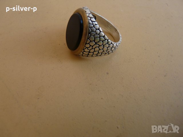  Бутиков мъжки сребърен пръстен - 8 , снимка 3 - Пръстени - 33348762