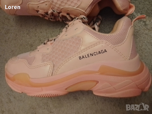 *Balenciaga*Нови!Маратонки цвят пепел от рози, снимка 14 - Маратонки - 52655863