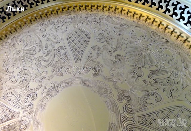 Канадски бронзов поднос Viking Plate,приказен барок , снимка 7 - Антикварни и старинни предмети - 39050987