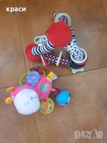 Лот меки бебешки играчки
