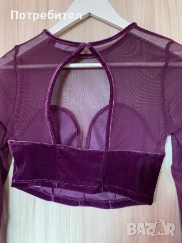 Къса блуза Terranova, снимка 4 - Блузи с дълъг ръкав и пуловери - 39314044