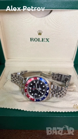 ROLEX GMT PEPSI уникат, снимка 6 - Луксозни - 52387617