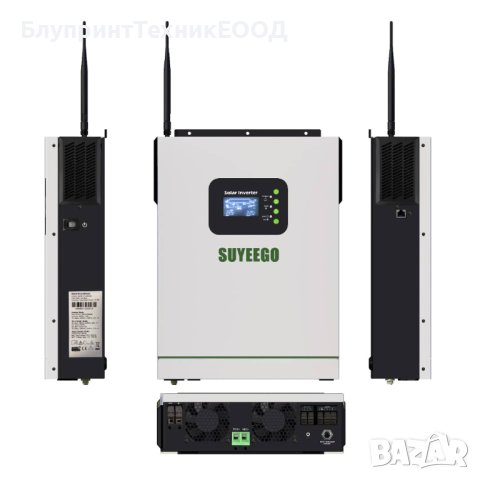 Suyeego 5500W 48V UPS/Хибриден MPPT соларен инвертор с Wi-Fi, снимка 6 - Друга електроника - 43043278