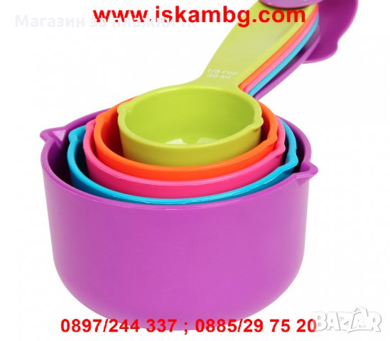 Мерителни чашки и лъжички к-т от 5 броя - код 9028, снимка 14 - Други стоки за дома - 26989519