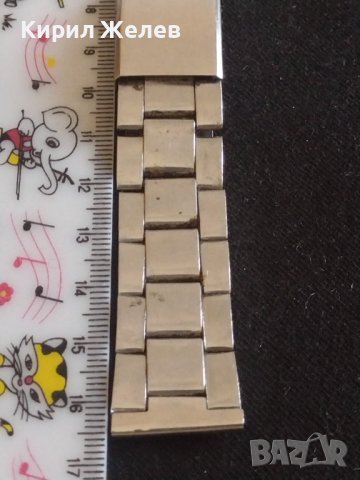 Верижка за часовник метална здрава красива плетка 42543, снимка 4 - Каишки за часовници - 43760215