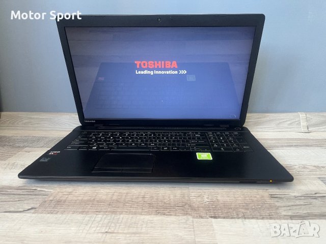 Лаптоп Toshiba 8RAM/AMD A8/Raden 1GB/750GB/17.3Инча., снимка 3 - Лаптопи за игри - 43019126