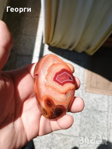 Натурален ахат от Мадагаскар-3, снимка 5 - Колиета, медальони, синджири - 50241458