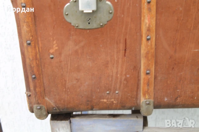 Стар куфар /1900-1930-та година/, снимка 3 - Антикварни и старинни предмети - 50447922