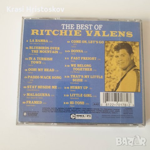 The best of Ritchie Valens cd, снимка 3 - CD дискове - 43481390