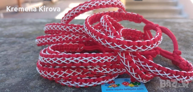 Мъжки мартеници плетени гривни. Бижута Луди гъби. Ръчна изработка.