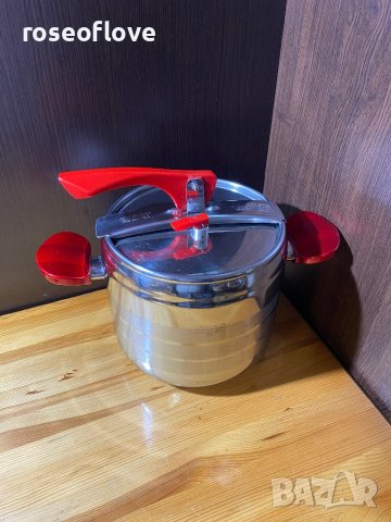 Fackelmann тенджера под налягане от нераждаема стомана 7 литра