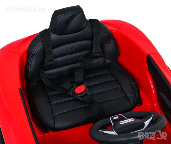 Audi RS E-Tron GT 12V – Детска акумулаторна кола, Червена, EVA гуми, снимка 13 - Детски велосипеди, триколки и коли - 50420674