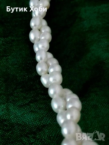 Атрактивно колие от естествени перли, снимка 7 - Колиета, медальони, синджири - 34663805