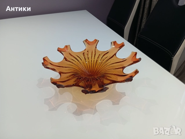 Кристална стара Купа Прекрасна  , снимка 11 - Чинии - 52493317