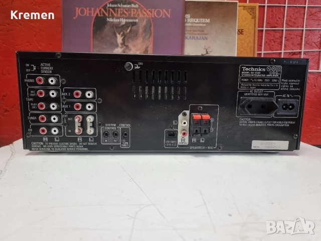 Усилвател TECHNICS SU-X120, снимка 4 - Ресийвъри, усилватели, смесителни пултове - 52348232