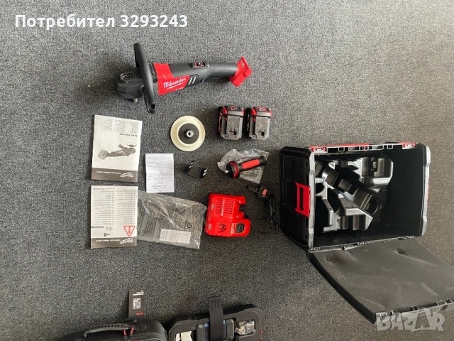 MILWAUKEE Акумулаторна полираща машина M18FAP180-502X 4933451550 MILWAUKEE, снимка 12 - Други инструменти - 53204726